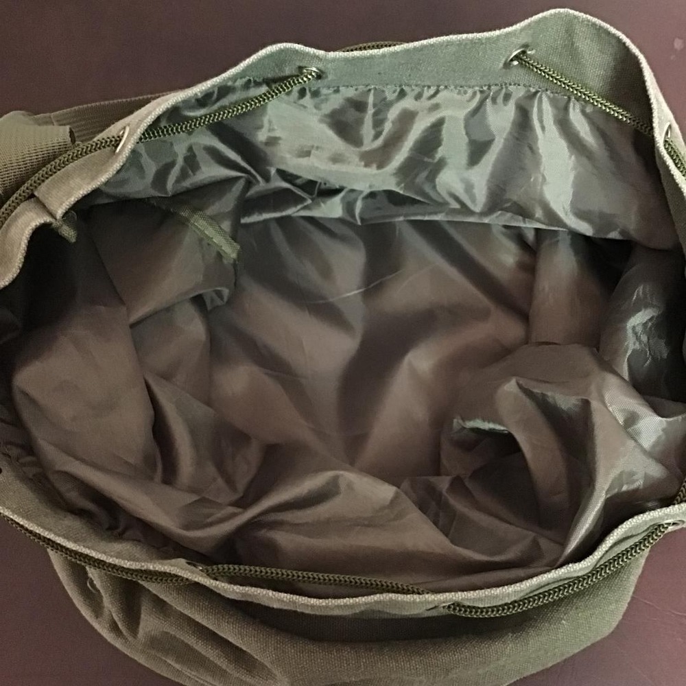 Guess Los Angeles Y2K Canvas Duffle Bucket Bag Weekender Gym Travel Yoga Beach - Picture 9 of 11